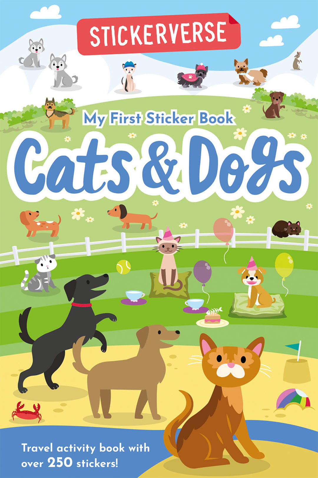 Cover image for Stickerverse: My First Sticker Book Cats & Dogs ISBN 9781836161530